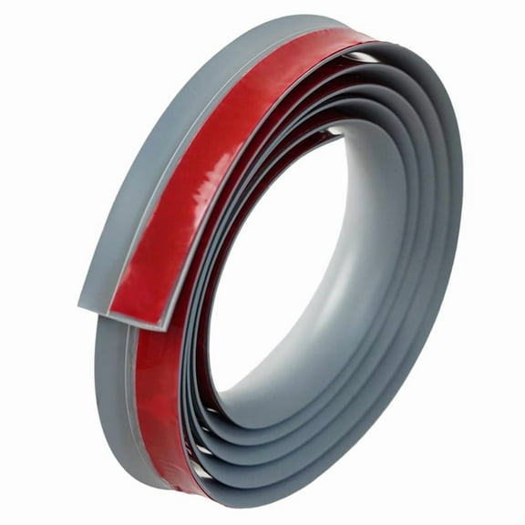 Carpet to Tile Floor Transition Strip, Self-Adhesive Threshold Edging Trim Length 5m, Cover Thicknes Gray Pvc