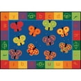thumbnail image 1 of Carpets For Kids 3517 123 ABC Butterfly Fun 8 ft. x 10 ft. Rectangle Rug, 1 of 2