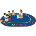 thumbnail image 1 of Carpets For Kids  Alpha Oval Rug 8.25 ft. x 11.67 ft., 1 of 1