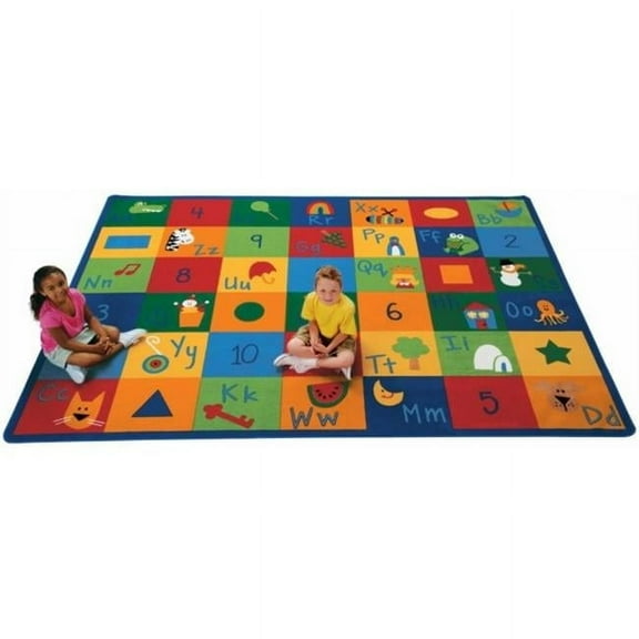 Learning Blocks Rectangle Rug