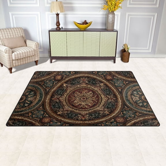 Carpets For Living Room Bedroom Ultra Soft Comfy Thickened Memory-Foam Indoor Carpets 2 Size Aviliable A Decorative Pattern
