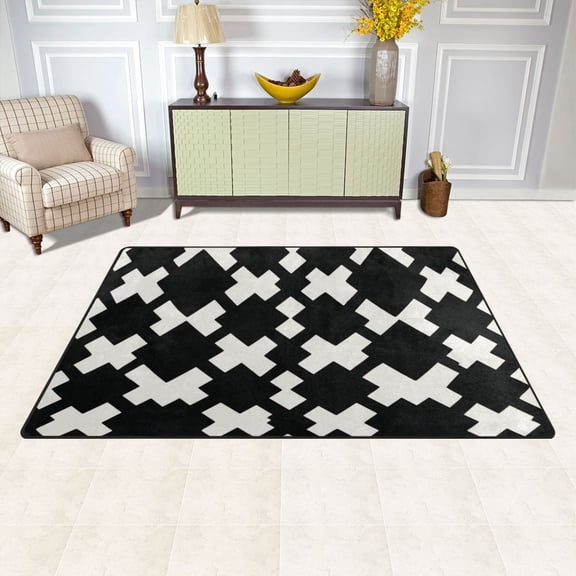 Carpets For Living Room Bedroom Ultra Soft Comfy Thickened Memory-Foam Indoor Carpets 2 Size Aviliable Ethnic-style Patterns