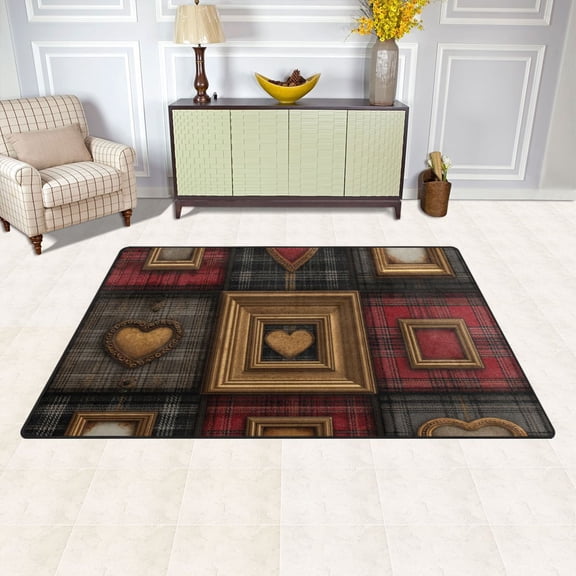 Carpets For Living Room Bedroom Ultra Soft Comfy Thickened Memory-Foam Indoor Carpets 2 Size Aviliable Gothic Aesthetic