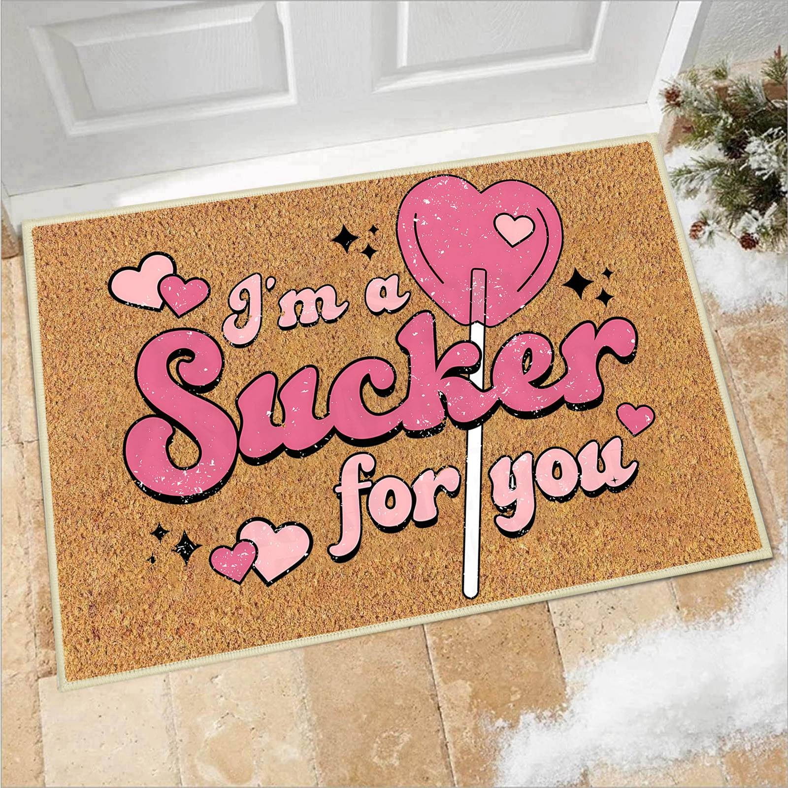 Carpets Throw Rugs 40x60cm Valentine's Day Floor Mat Pink Floor Mats