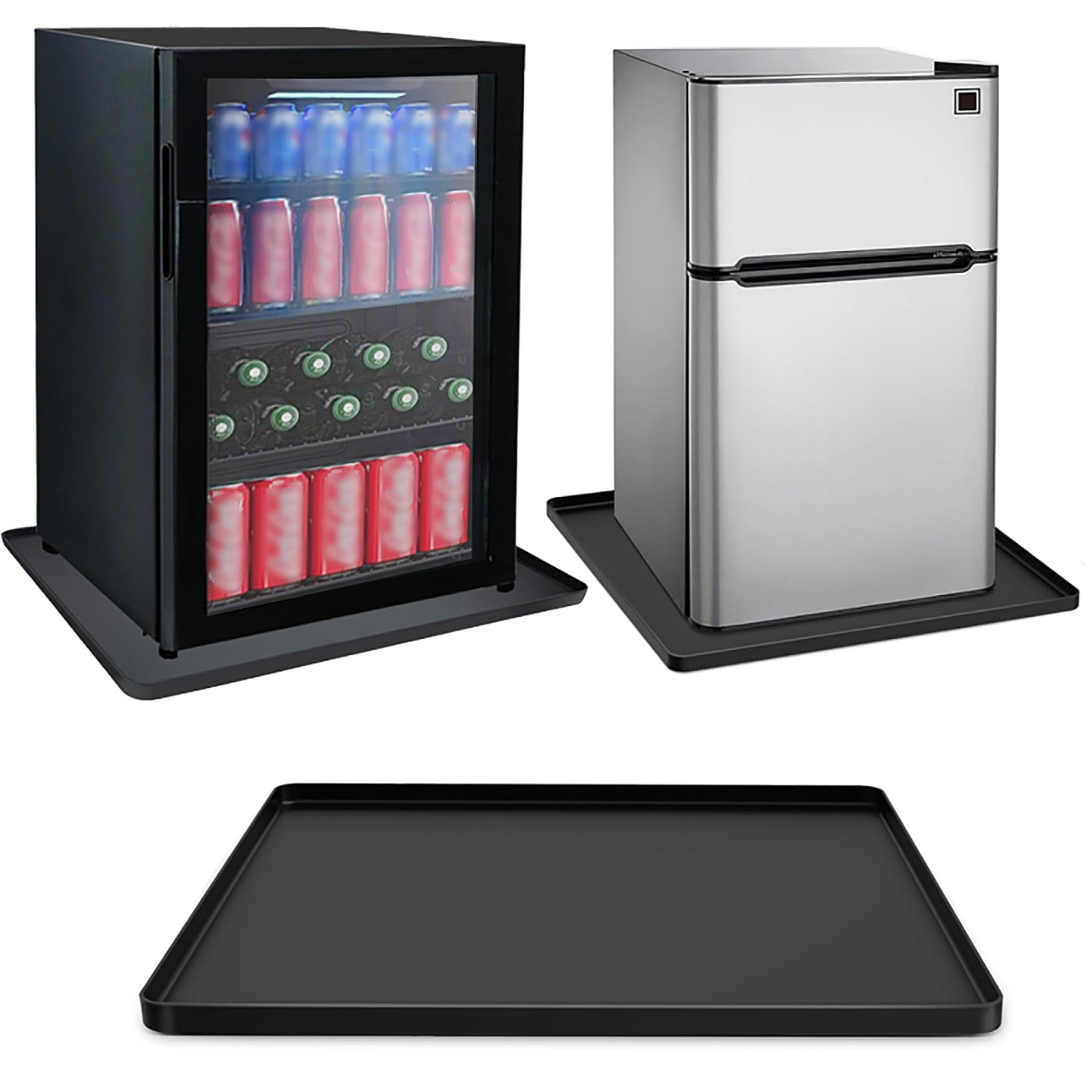 Carpets Throw Rugs Mini Fridge Silicone Mat With Raised Edges Water
