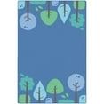 thumbnail image 1 of Carpets for Kids 1593501 Soft Tranquil Trees Rectangle Rug, Blue - 4 x 6 ft., 1 of 4