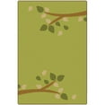 thumbnail image 1 of Carpets for Kids 1593510 Soft Branching Out Rectangle Rug, Green - 6 x 9 ft., 1 of 4