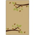 thumbnail image 1 of Carpets for Kids 1593512 Soft Branching Out Rectangle Rug, Tan - 6 x 9 ft., 1 of 1