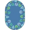 thumbnail image 1 of Carpets for Kids 1766 6 x 9 ft. Kidsoft Tranquil Trees, Blue - Oval, 1 of 1