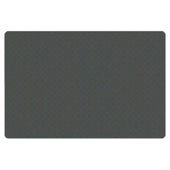 Carpets for Kids 2019728 6 x 9 ft. KidSoft Comforting Circles Rectangle Carpet, Gray & Blue