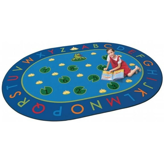 Carpets for Kids 2495 Hip Hop to The Top 6ft 9in x 9ft 5in Oval