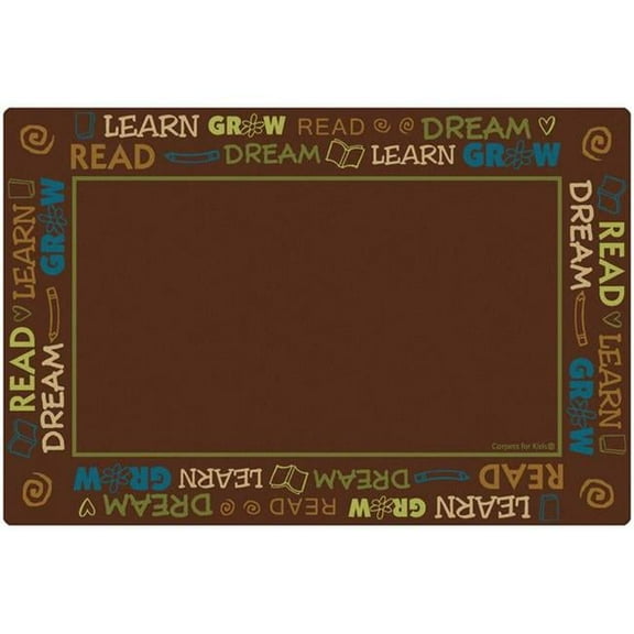 Carpets for Kids 25728 Read to Dream Border Rug - Nature