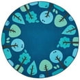 thumbnail image 1 of Carpets for Kids 29757 7 ft. 6 in. x 12 ft. Rectangle Kidsoft Tranquil Trees - Tan, 1 of 1