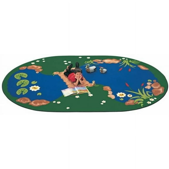 Carpets for Kids 3036 The Pond 8ft 3in x 11ft 8in Oval