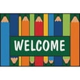 thumbnail image 1 of Carpets for Kids® KID$Value Rugs™ Colorful Pencils Rug, 3' x 4 1/2' , Blue, 1 of 4