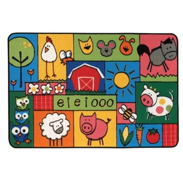 Carpets for Kids 36.39 Old MacDonald Farm  3 ft. x 4.5 ft.