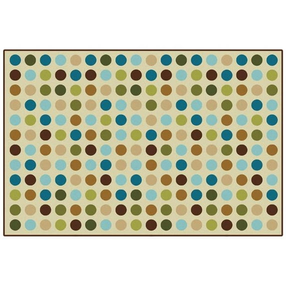 Carpets for Kids 37.55 3 x 4 ft.6 in. Microdots Rectangle Area Rug, Tan