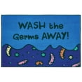 thumbnail image 1 of Carpets for Kids 37.92 3 ft. x 4 ft. 6 in. Rectangle Wash Away the Germs Mat, 1 of 1