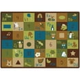 thumbnail image 1 of Carpets for Kids 37701 Learning Blocks Nature Rug, 1 of 2