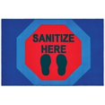 thumbnail image 1 of Carpets for Kids 49.32 4 x 6 ft. Rectangle Sanitize Here Stop Mat, 1 of 1