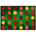 thumbnail image 1 of Carpets for Kids 61318 8 x 12 ft. Flower Power Seating Rectangle Rug, 1 of 6