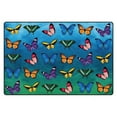 thumbnail image 1 of Carpets for Kids 61618 8 x 12 ft. Rectangle Beautiful Butterfly Seating Rug, 1 of 6