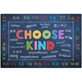 thumbnail image 1 of Carpets for Kids 62614 4 x 6 ft. Rectangle Choose Kind Rug, Blue, 1 of 3