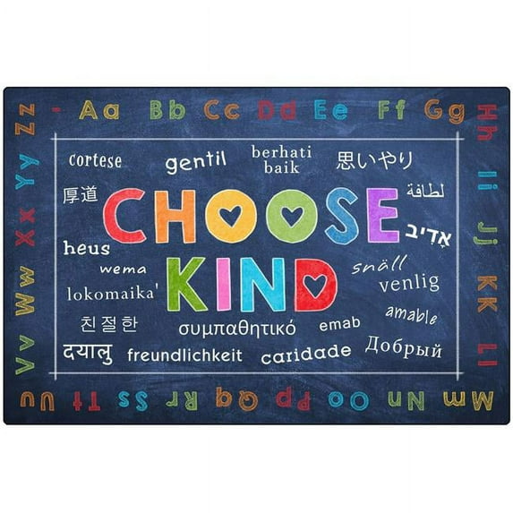 Carpets for Kids 62614 4 x 6 ft. Rectangle Choose Kind Rug, Blue