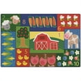 thumbnail image 1 of Carpets for Kids 64.55 4 x 6 ft. Toddler Farm Counting Rug, Rectangle, 1 of 2