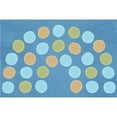 thumbnail image 1 of Carpets for Kids Calming Colors Arch Seating Rug, 6 Feet x 9 Feet, Rectangle, Blue, 1 of 1