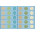 thumbnail image 1 of Carpets for Kids® Pixel Perfect Collection™ Calming Colors Open Seating Rug, 8’x 12’, Blue, 1 of 6