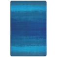 thumbnail image 1 of Carpets for Kids® Pixel Perfect Collection™ Water Stripes Activity Rug, 6' x 9', Blue, 1 of 4