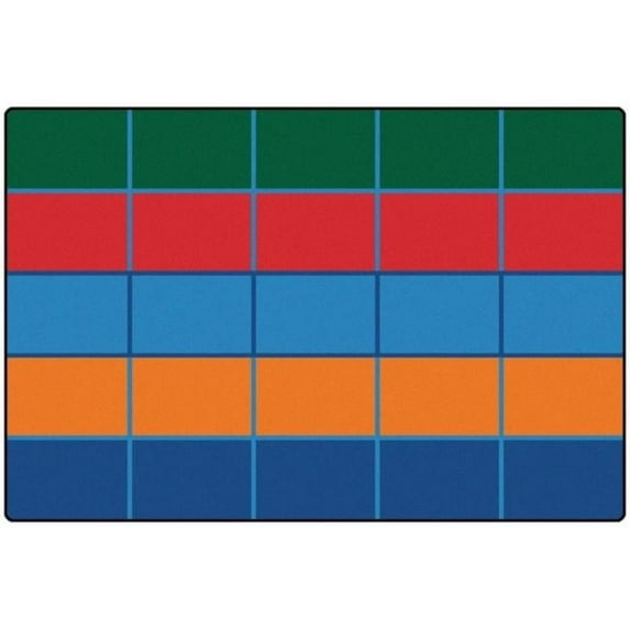Carpets for Kids 72.91 Color Blocks Value Seating Rug  6 ft. x 9 ft.