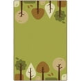 thumbnail image 1 of Carpets for Kids 33758 8 x 12 ft. Kidsoft Tranquil Trees Rug, Green - Rectangle, 1 of 1
