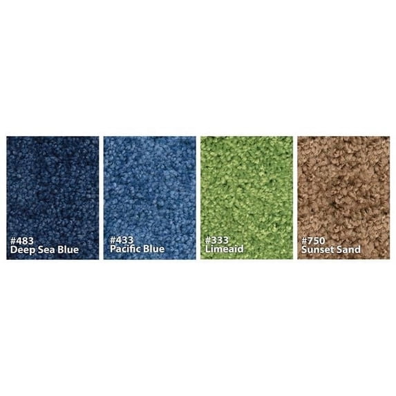 Carpets for Kids 8112.483 8 ft. 4 in. x 12 ft. Kidplush Solid Deep Rectangle Rug - Sea Blue