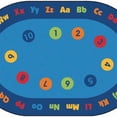 thumbnail image 1 of Carpets for Kids 90.98 7 ft. 6 in. x 12 ft. Oval Circle Time Early Learning, 1 of 1