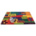thumbnail image 1 of Carpets for Kids 90115 Spiritual Fruit Painted Rug- 5 ft. 5 in. x 7 ft. 8 in., 1 of 1