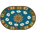 thumbnail image 1 of Carpets for Kids Sunny Day Learn/Play Oval Rug - 12 ft Length x 96" Width - Oval, 1 of 2