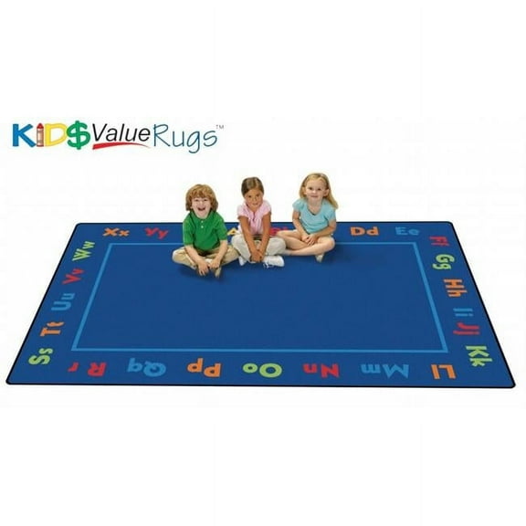 Carpets for Kids Alphabet Rug 8'x12' Primary Ast 9688
