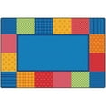 thumbnail image 1 of Carpets for Kids CAR1954 Pattern Blocks 4 x 6 Primary Rug, 1 of 1