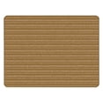 thumbnail image 1 of Carpets for Kids® KIDSoft™ Subtle Stripes Tonal Solid Rug, 3’ x 4', Brown/Tan, 1 of 2