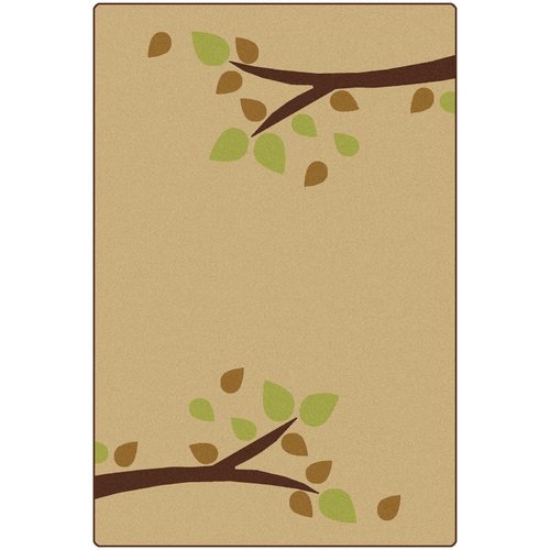 Carpets for Kids Branching Out Carpet 4' x 6' - Tan