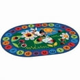 thumbnail image 1 of Carpets for Kids® Premium Collection Ladybug Circletime Classroom Rug, 6'9" x 9'5", Blue, 1 of 4