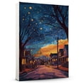 thumbnail image 1 of Carpinteria and Montecito Travel Starry Night Canvas Print, California Canvas Wall art, Carpinteria and Montecito Map Canvas, California Travel Art Picture Print -96AZ237, 1 of 2