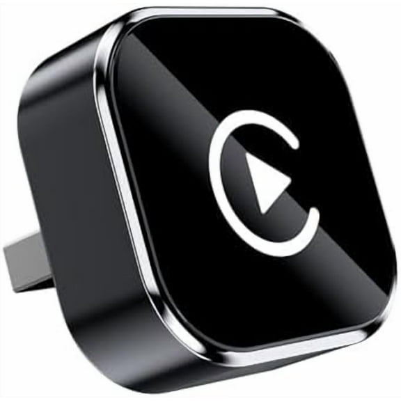 Carplay, 2025 Upgraded Wireless CarPlay Adapter, Mini USB Design for iPhone/Android, Plug & Play 2-in-1 Adapter with 2.4/5GHz WiFi and Bluetooth 5.0