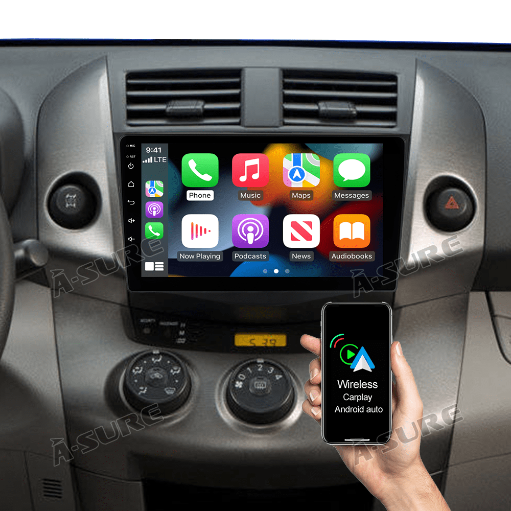 Carplay Bluetooth Audio Android 10 Car Stereo GPS Wifi 2+32G for Toyota