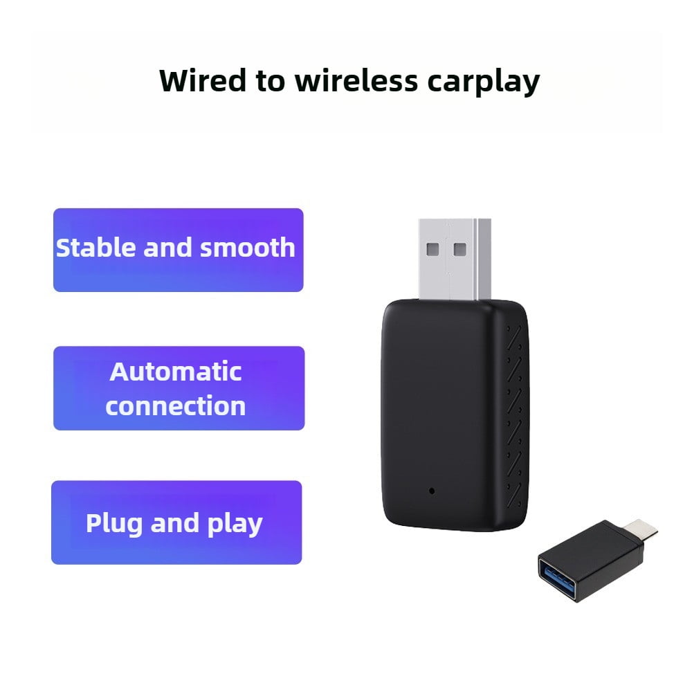 Carplay Box Wired To Wireless Auto Smart Adapter Car Smart ...