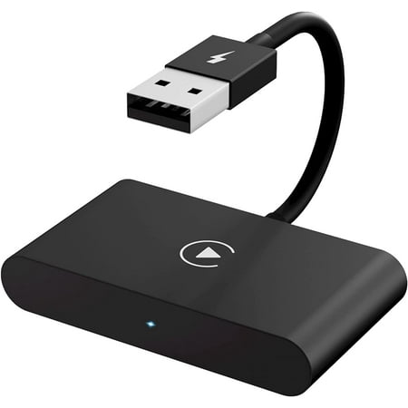 Carplay Wireless Adapter, CarPlay Dongle for Factory Wired CarPlay Cars, 2023 Upgrade Plug & Play Wired Convert Wireless CarPlay, Fast and Easy Use Fit for Cars from 2015 & iPhone iOS 10+