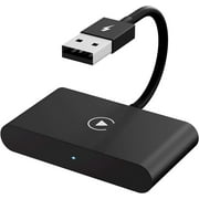 Carplay Wireless Adapter, CarPlay Dongle for Factory Wired CarPlay Cars, 2023 Upgrade Plug & Play Wired Convert Wireless CarPlay, Fast and Easy Use Fit for Cars from 2015 & iPhone iOS 10+