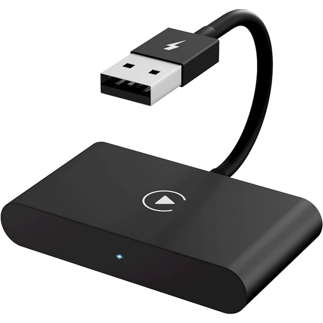 Carplay Wireless Adapter, 2023 Upgrade, Plug & Play, USB Bluetooth, for iPhone iOS 10+ & Cars
